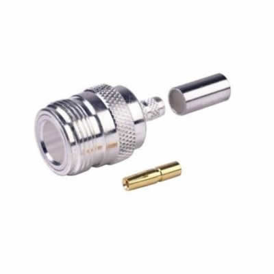 N DİŞİ LMR240 SIKMALI TİP CRIMP RF KONNEKTÖR
