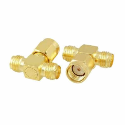 SMA ERKEK RP - DİŞİ RP - DİŞİ RP T RF KONNEKTÖR ADAPTÖR